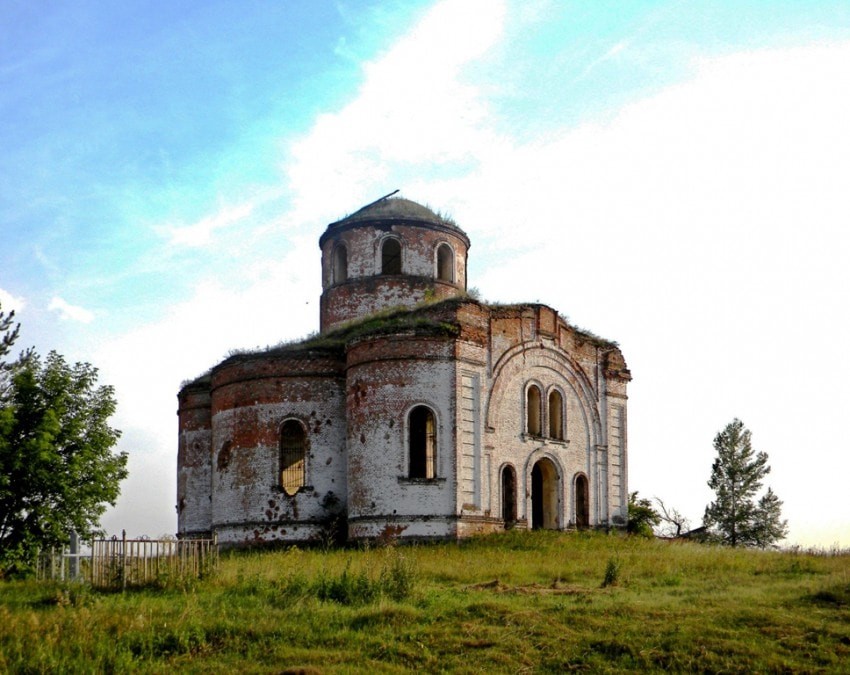 Церковь в с. Шептуховка Курской области